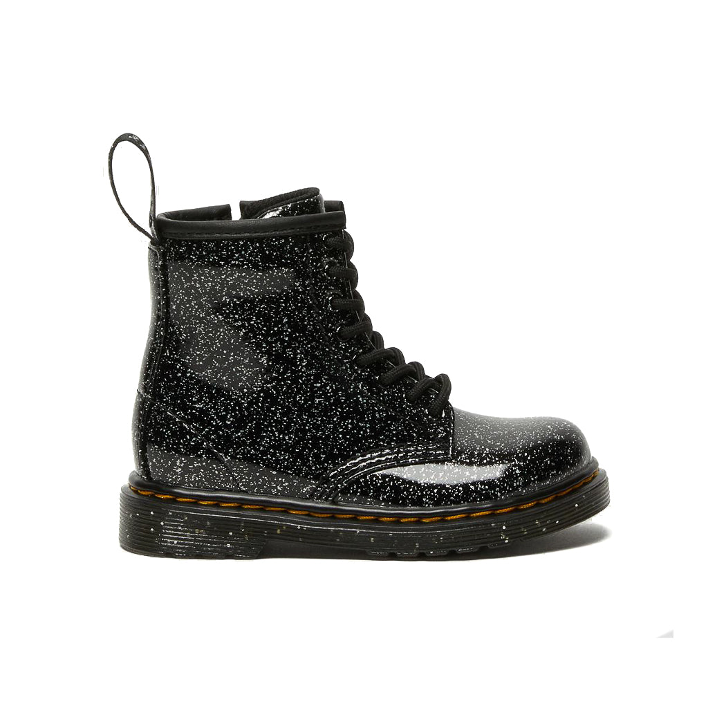 Youth Dr. Martens Toddler 1460 Glitter Lace Up Boots 'Black Cosmic Glitter'