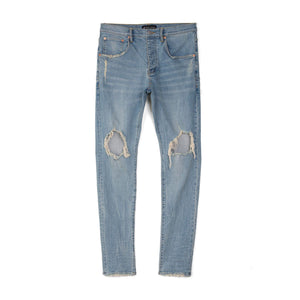 
                  
                    Load image into Gallery viewer, Purple Brand P002 Dropped Fit Jeans &amp;#39;Light Indigo Blowout&amp;#39;
                  
                