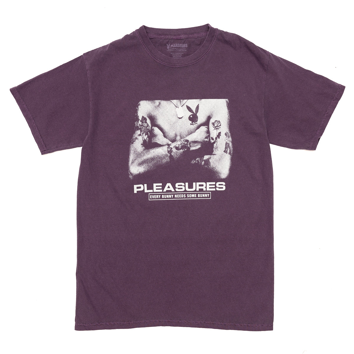 Pleasure x Playboy Tough Washed T-Shirt 'Purple'