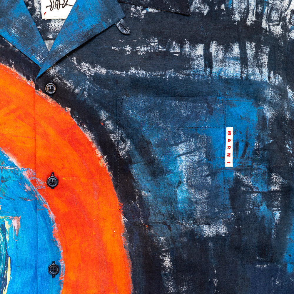 
                  
                    Load image into Gallery viewer, MARNI Bowling Shirt &amp;#39;Royal Rainbow&amp;#39;
                  
                