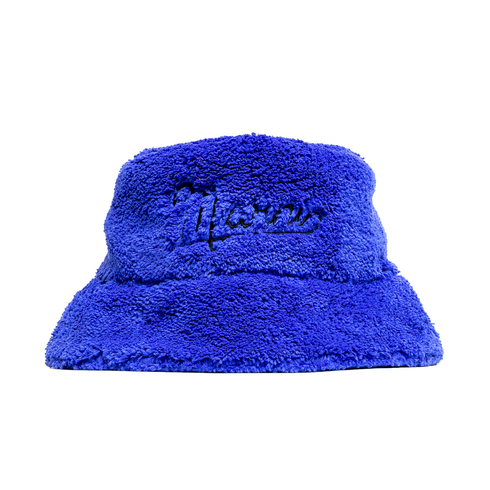 MARNI Embroidered Logo Bucket Hat 'Blue'