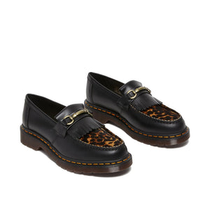 
                  
                    Load image into Gallery viewer, Dr. Martens Adrian Snaffle Shoe &amp;#39;Black/Micro Leopard&amp;#39;
                  
                