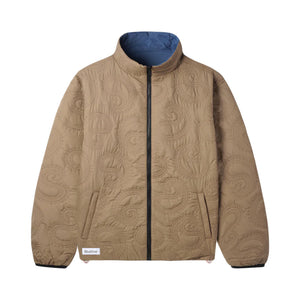 
                  
                    Load image into Gallery viewer, Butter Goods Paisley Reversible Puffer Jacket &amp;#39;Khaki&amp;#39;
                  
                
