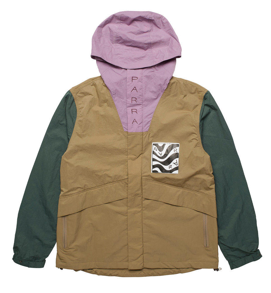 by Parra Distorted Logo Jacket 'Sand'
