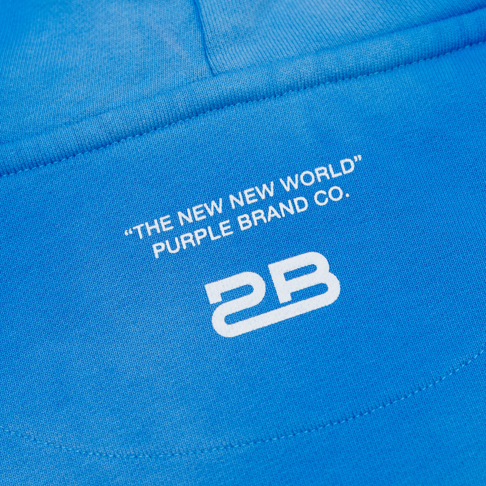 
                  
                    Load image into Gallery viewer, PURPLE Brand P410 French Terry Hoodie &amp;#39;Blue&amp;#39;
                  
                