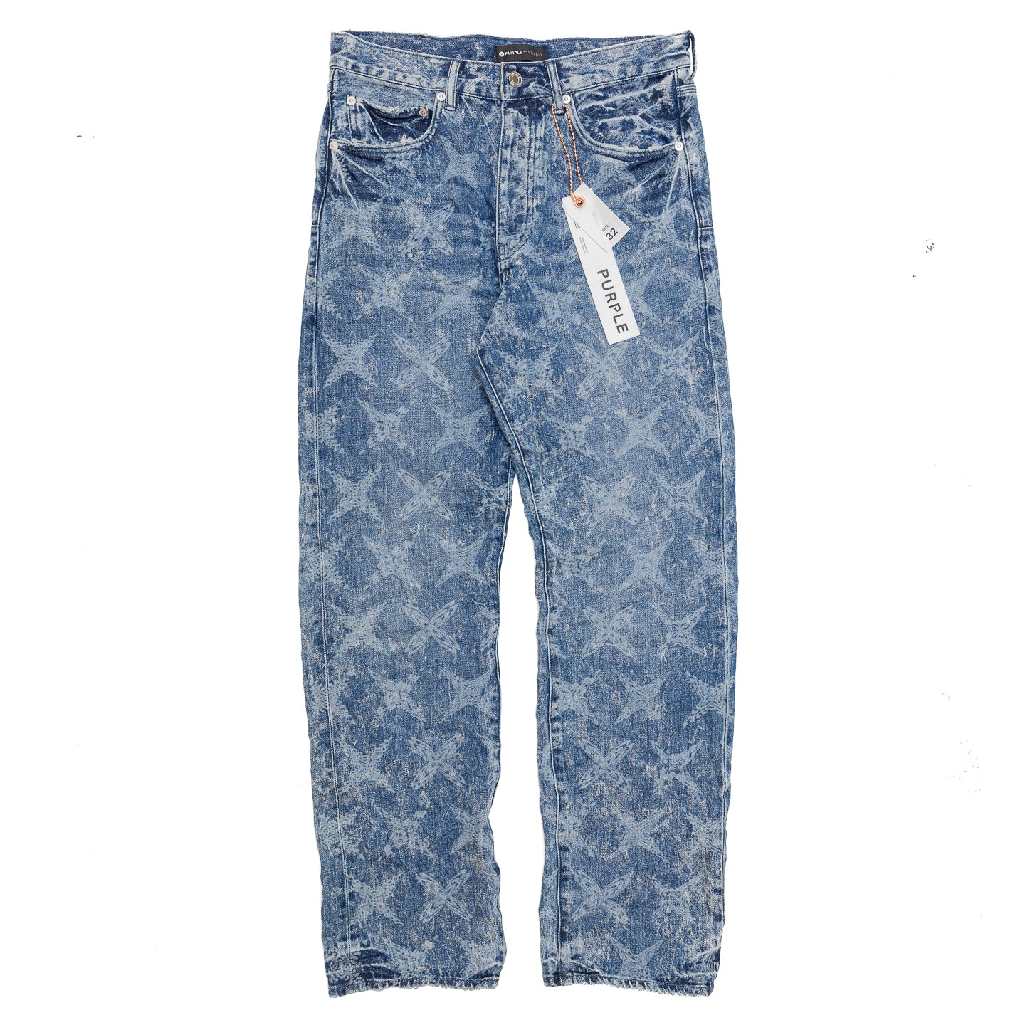 PURPLE Brand P011 Mid Indigo Galaxy Jeans