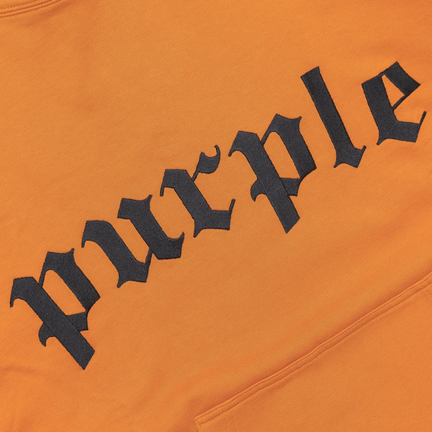 Purple Brand P410 Gothic Wordmarks French Terry PO Hoody 'Marmalade'