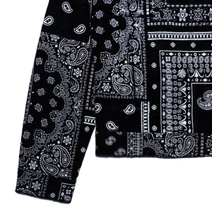 
                  
                    Load image into Gallery viewer, Purple Brand Paisley Print Corduroy Jacket &amp;#39;Black&amp;#39;
                  
                