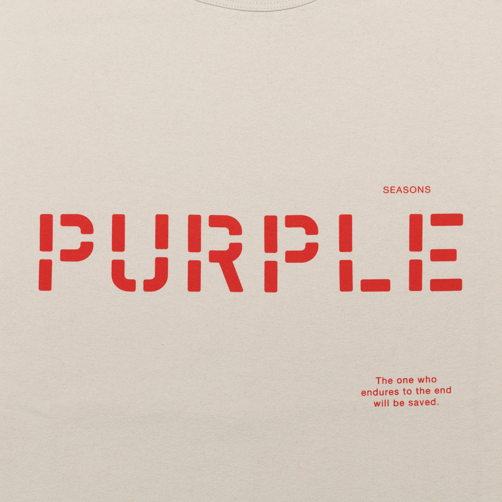 
                  
                    Load image into Gallery viewer, Purple Brand Jersey Cream Stencil Logo L/S
                  
                