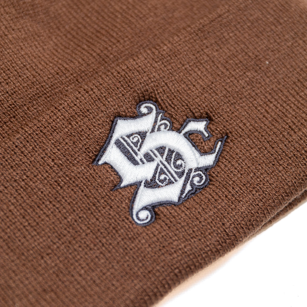 
                  
                    Load image into Gallery viewer, Sole Classics Sc Logo Beanie &amp;#39;Brown&amp;#39;
                  
                