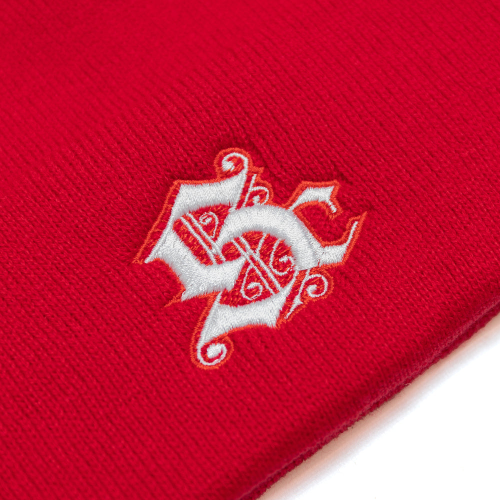 
                  
                    Load image into Gallery viewer, Sole Classics Sc Logo Beanie &amp;#39;Red&amp;#39;
                  
                
