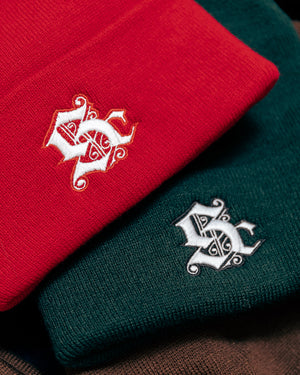 
                  
                    Load image into Gallery viewer, Sole Classics Sc Logo Beanie &amp;#39;Forest Green&amp;#39;
                  
                