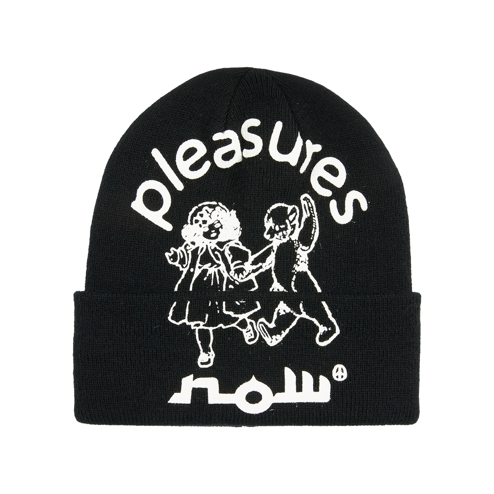 
                  
                    Load image into Gallery viewer, Pleasures Chase Beanie &amp;#39;Black&amp;#39;
                  
                