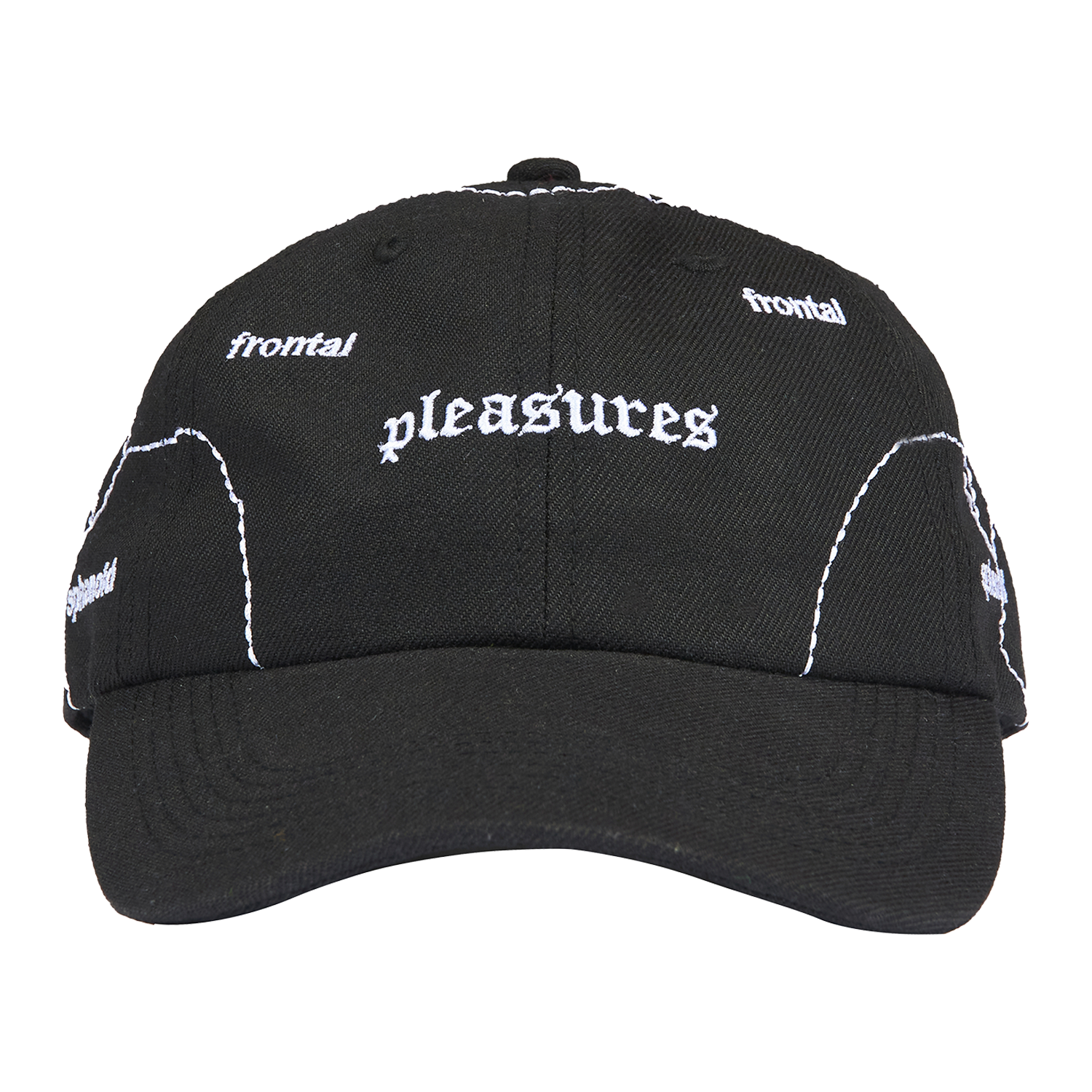 Pleasures Think 6 Panel Hat 'Black'