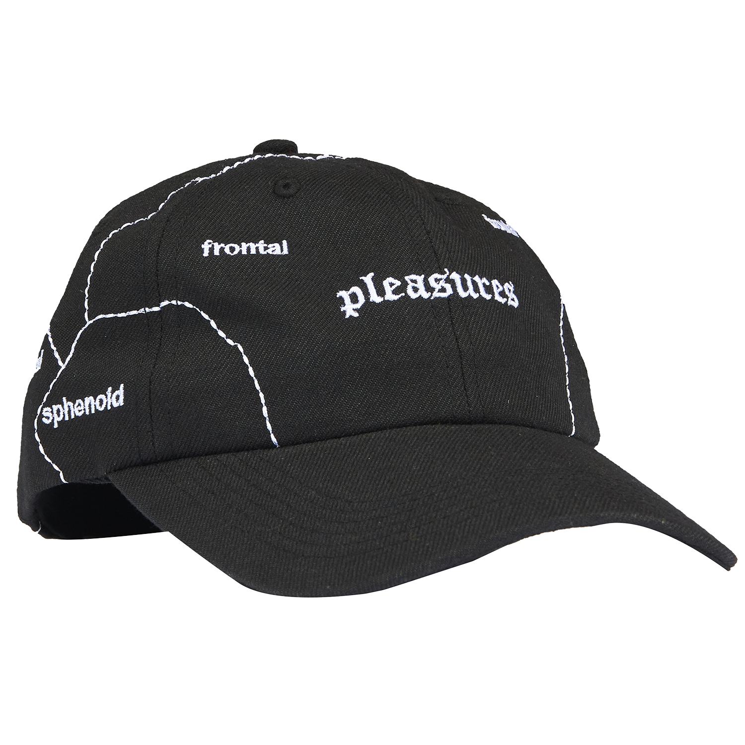 Pleasures Think 6 Panel Hat 'Black'