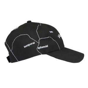
                  
                    Load image into Gallery viewer, Pleasures Think 6 Panel Hat &amp;#39;Black&amp;#39;
                  
                