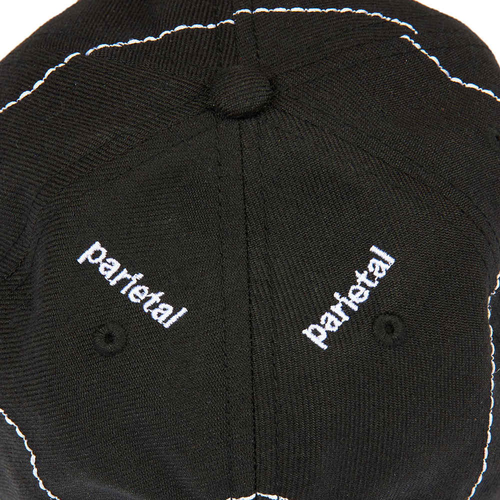 
                  
                    Load image into Gallery viewer, Pleasures Think 6 Panel Hat &amp;#39;Black&amp;#39;
                  
                