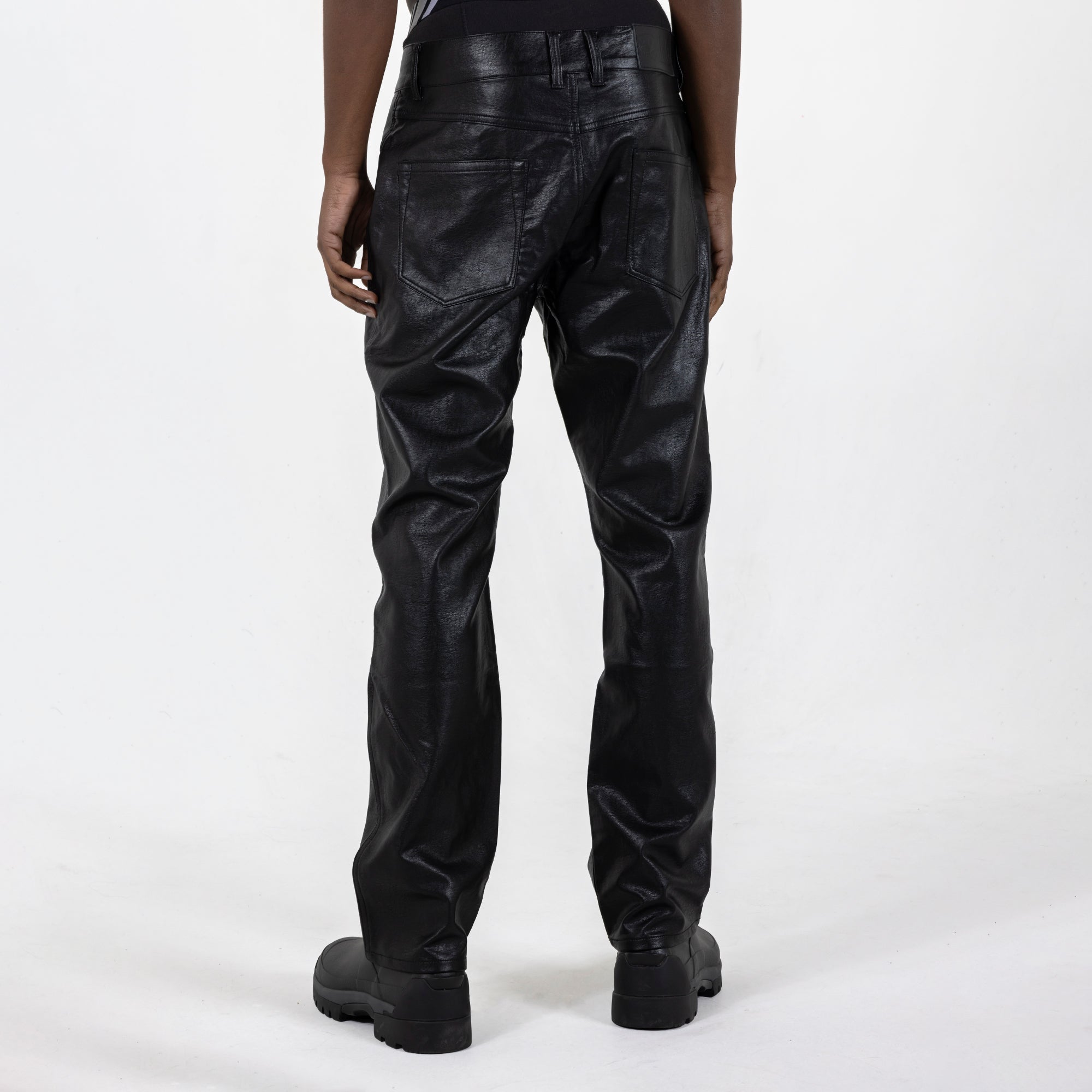 Pleasures Vegan Leather 5 Pocket Pants 'Black'