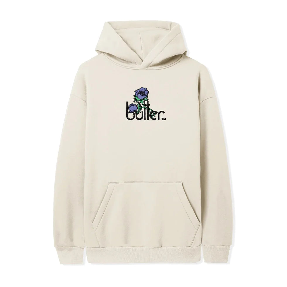 Butter Goods Windflowers Embroidered Hoodie 'Cream'